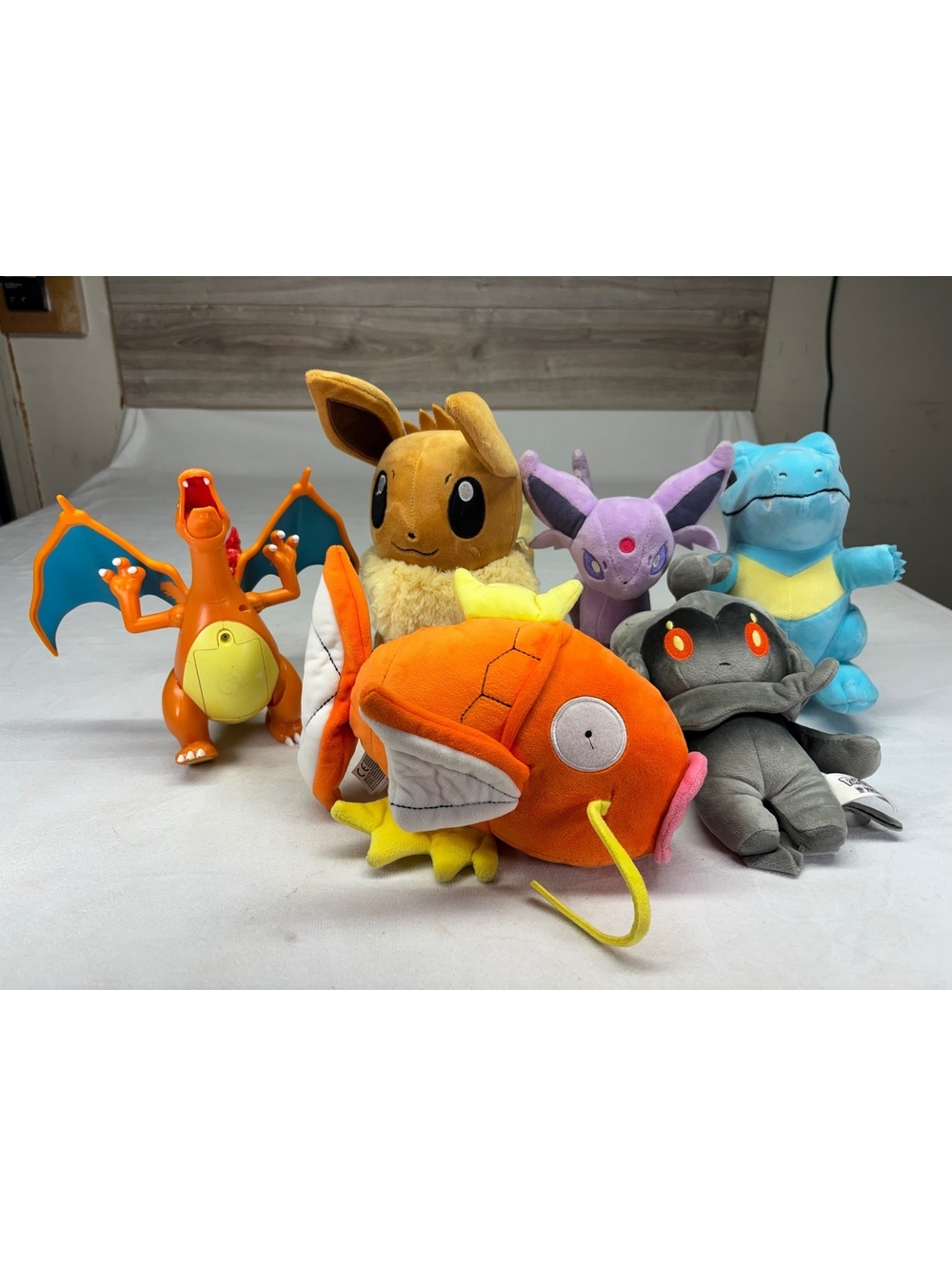 Pokemon Plush Toy Lot Charizard Totodile Espeon Marshadow Magikarp Wicked Cool